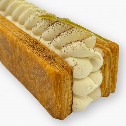 Millefeuille poire yuzu