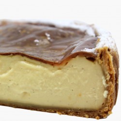 Part de flan à la vanille