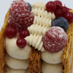 Millefeuille fruits rouge